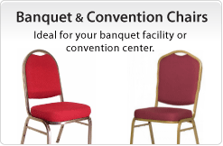 Banquet Chairs and Convention Chairs: Ideal for your banquet facility or convention center